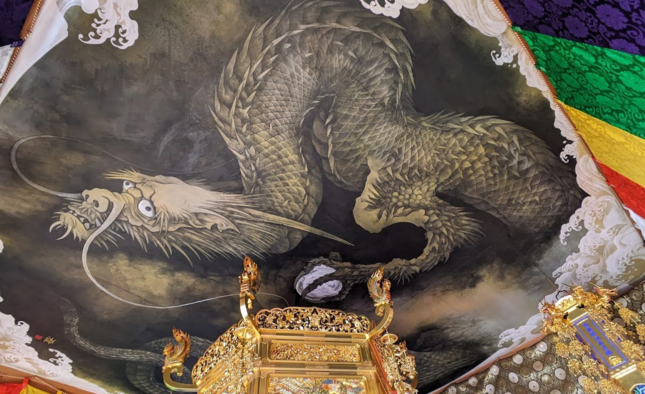 山科 永興寺～本堂・龍の天井画＆庭園・龍尾の石造
