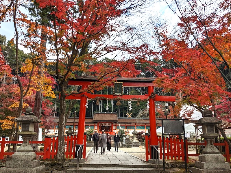 大原野神社の紅葉♪紫式部「源氏物語」ゆかりの神社(京都西京)