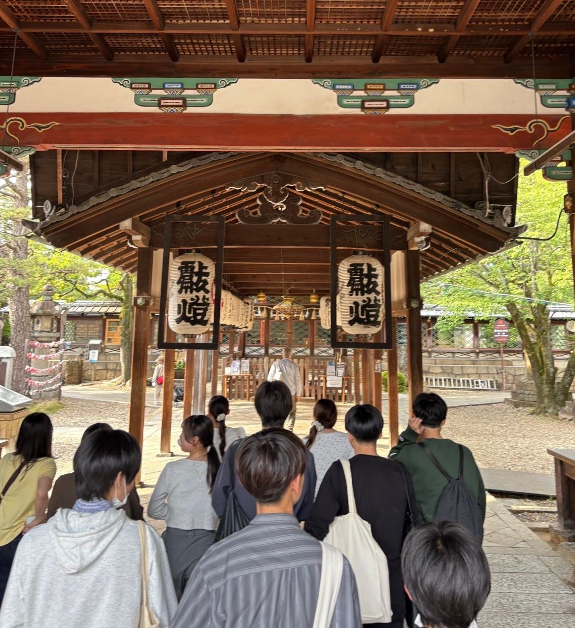 伏見宿のまち歩きの様子