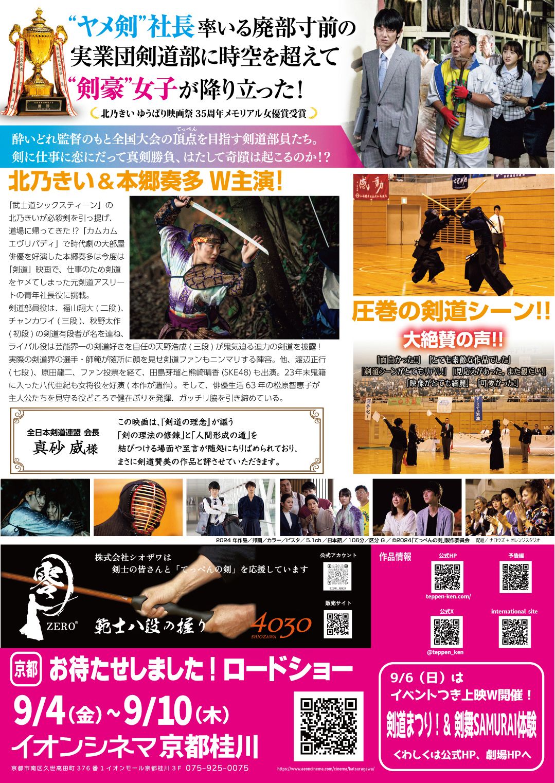 「てっぺんの剣」チラシ裏面